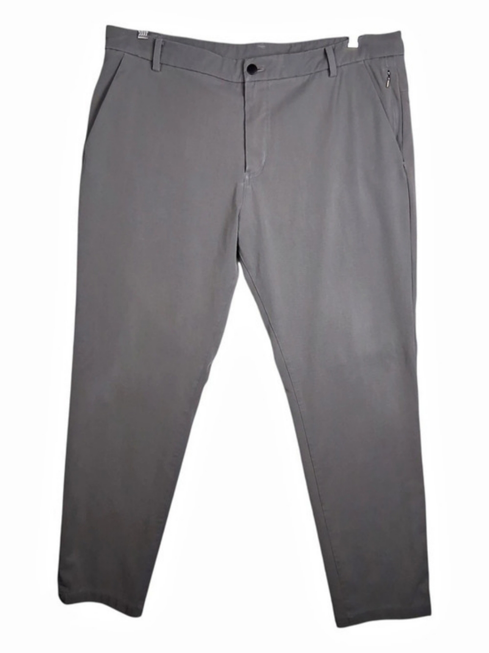 Lululemon Men 38 ABC Commission Pants Gray Tech Stretch Performance Golf Chino